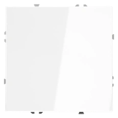 Изображение Выключатель с самовозвратом встраиваемый VOLTUM S70 одноклавишный 10А (белый глянцевый)